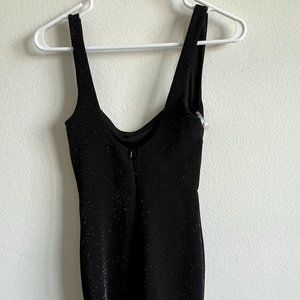 Francesca's Dee Elly tank bodycon sparkle minidress, XS NWOT